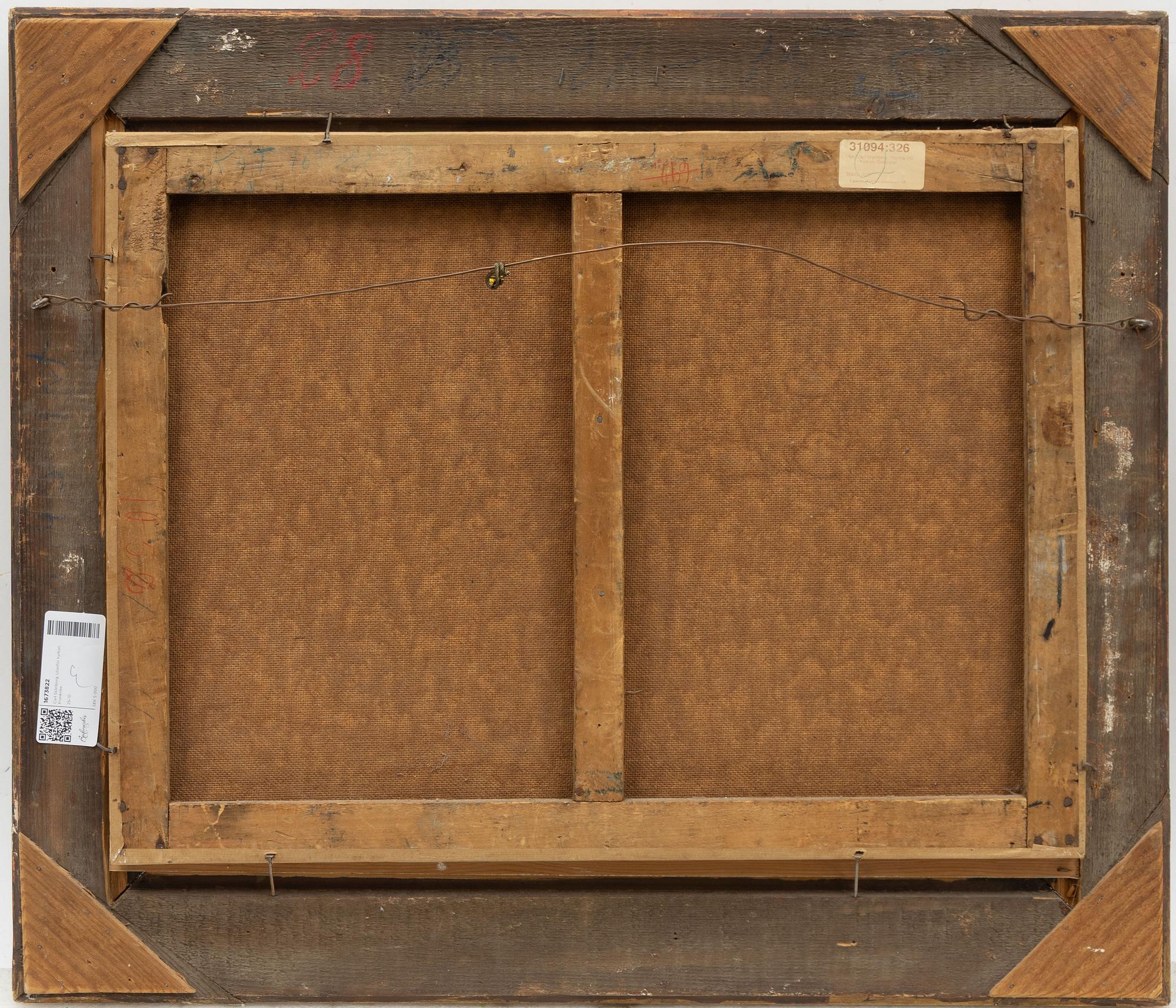 Carl Skånberg, Utanför kyrkan, Frankrike.