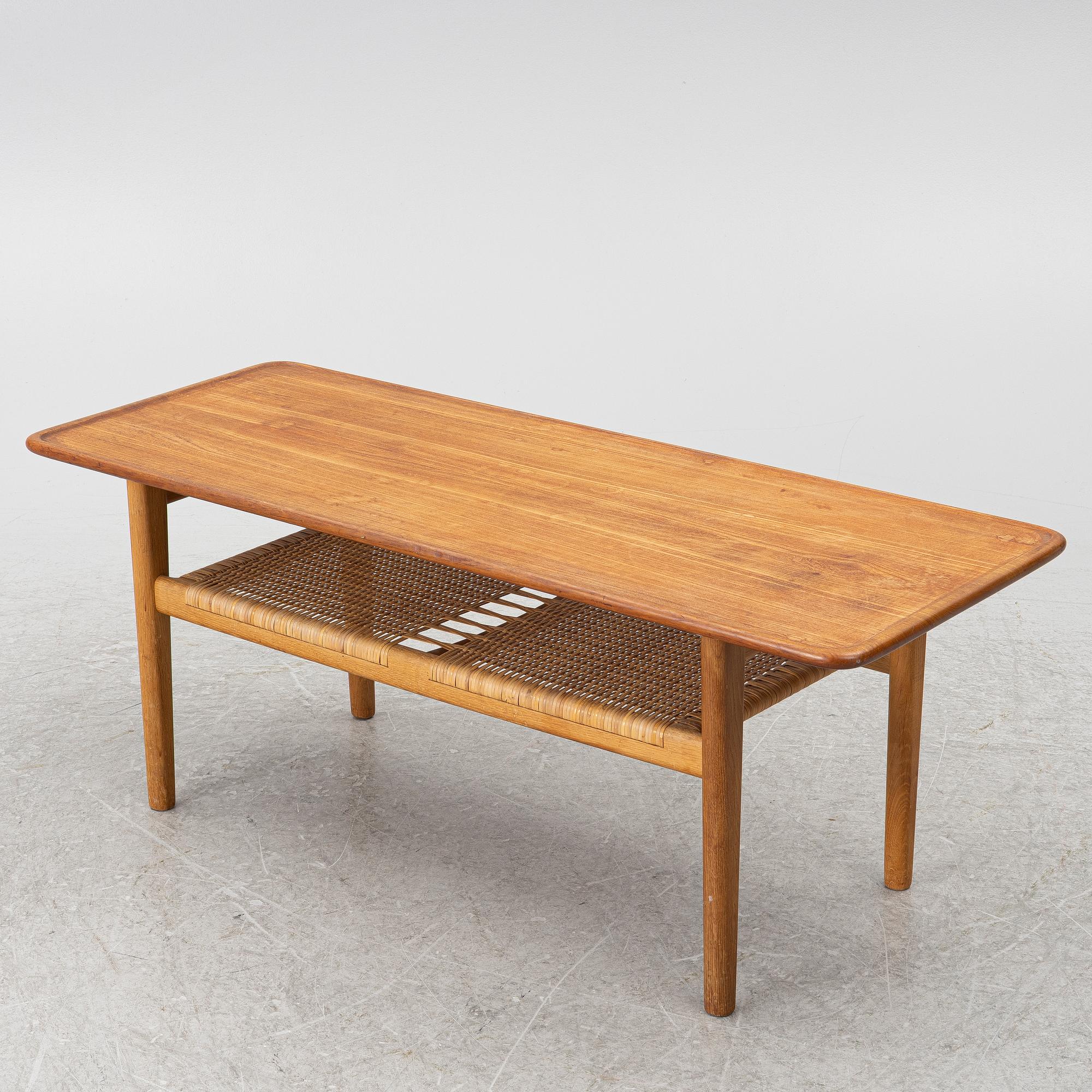 Hans J. Wegner, A coffee table, Andreas Tuck, Denmark, 1960's.