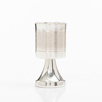 A set of twelve Swedish sterling silver cups, mark of Alton Guldvaru Ab, Falköping 1981.