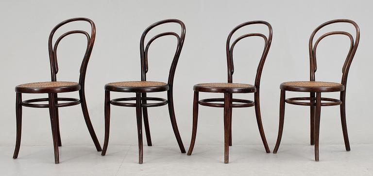 STOLAR, 4 st, Thonet, tidigt 1900-tal.