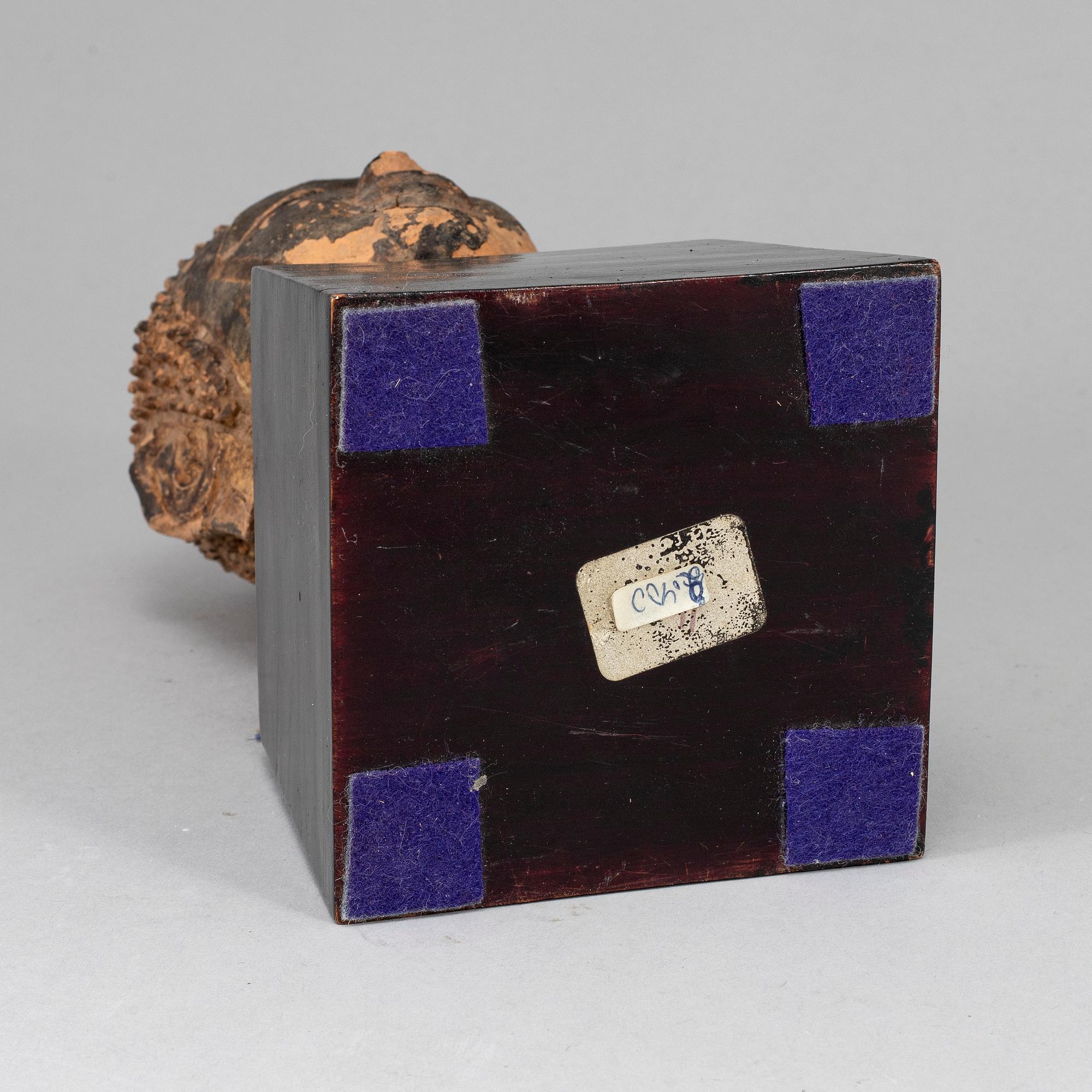 Scultpure of Buddhas head, probably Thailand, 19th Century.