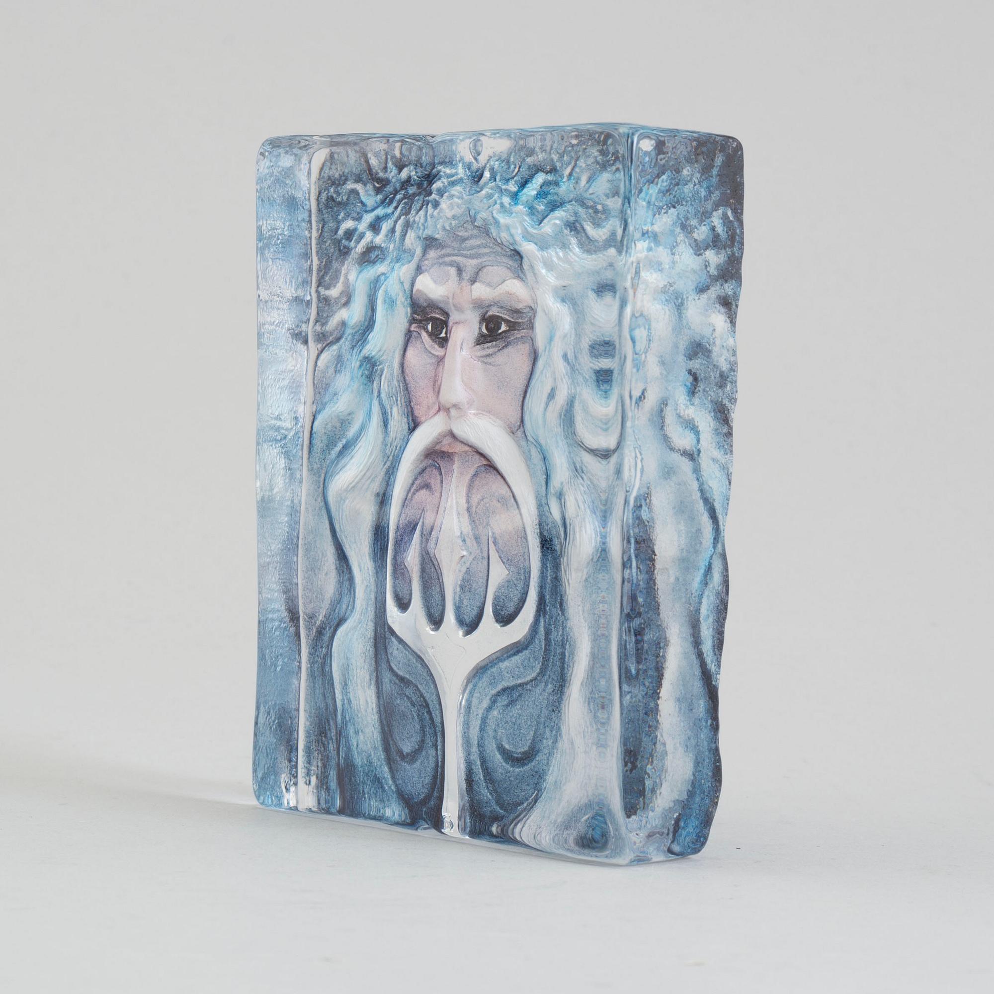 A Glass relief by Mats Jonasson, Målerås.