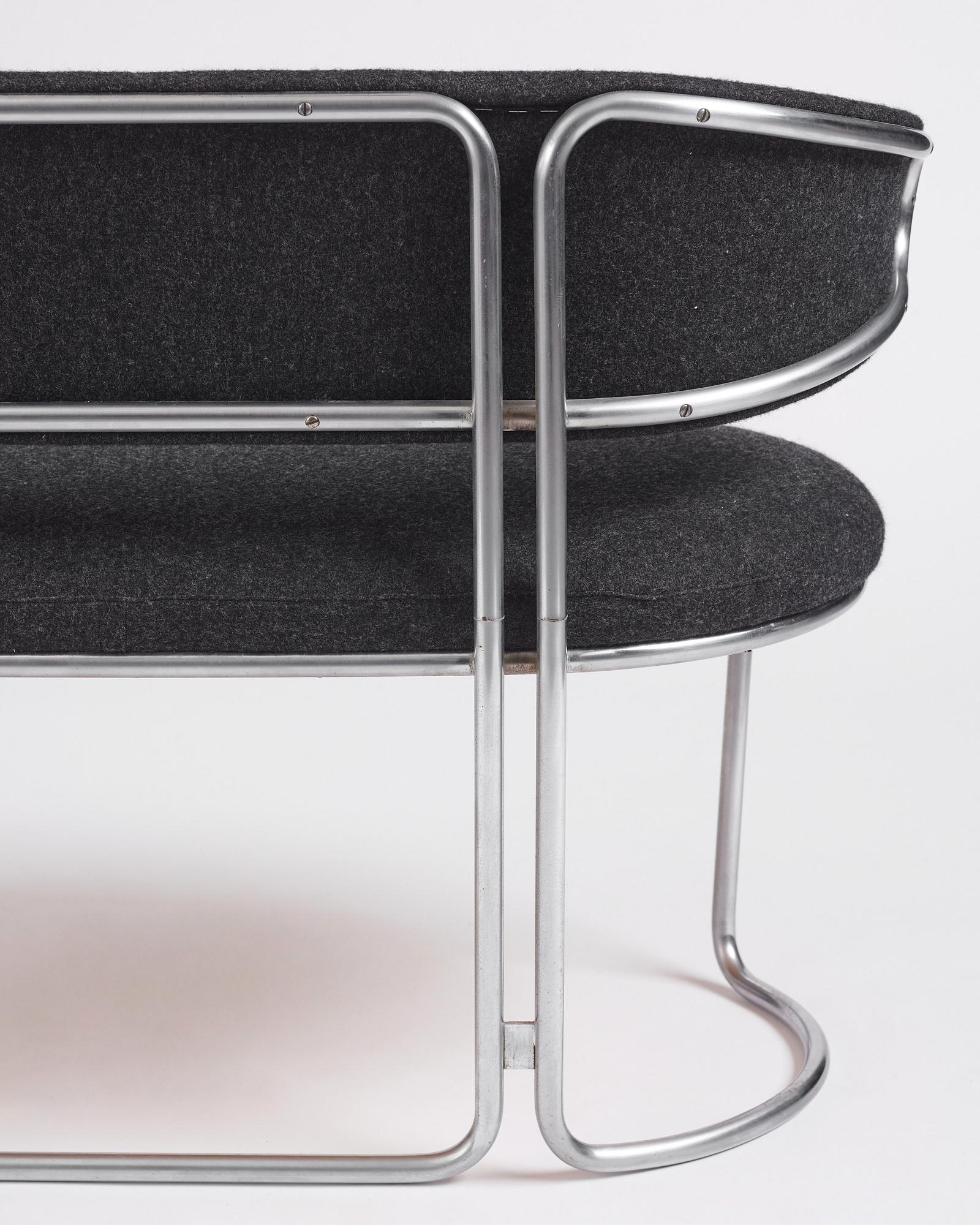 Grete Jalk, a sofa/loveseat, "FH 9000", Fritz Hansen Denmark 1969.