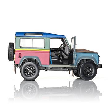 Paul Smith, modellbil, Land Rover "Defender 90", Paul Smith Edition, signerad Paul Smith, Almost Real 2015.