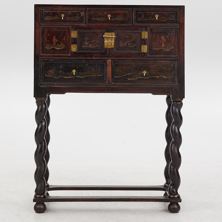 A cabinet, China, late Qing dynasty 19th and Europe, 19th/20th century.