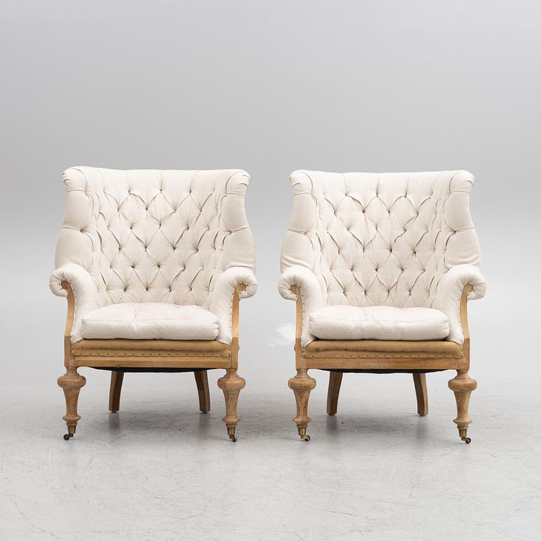 A pair of "Abbey" armchairs from Artwood.