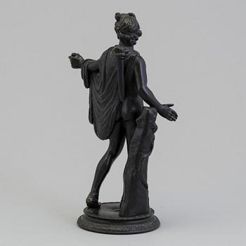 A cast metal sculpture with impressed marks for G Sommer Napoli, second half of the 19th century.