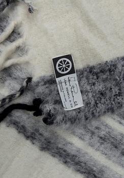 PLÄD, mohair, Lena Rewell, "Chinchilla" 1970-tal.