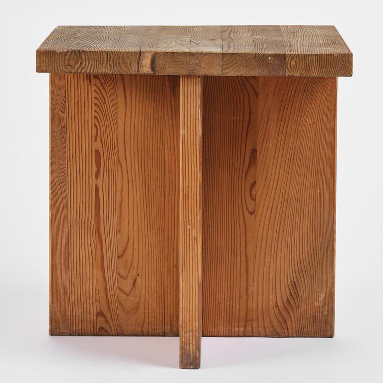 Axel Einar Hjorth, a stained pine "Lovö" table, Nordiska Kompaniet, Sweden, 1930s.