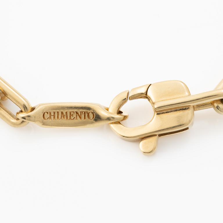 Chimento, bracelet, 18K gold with a brilliant-cut diamond.