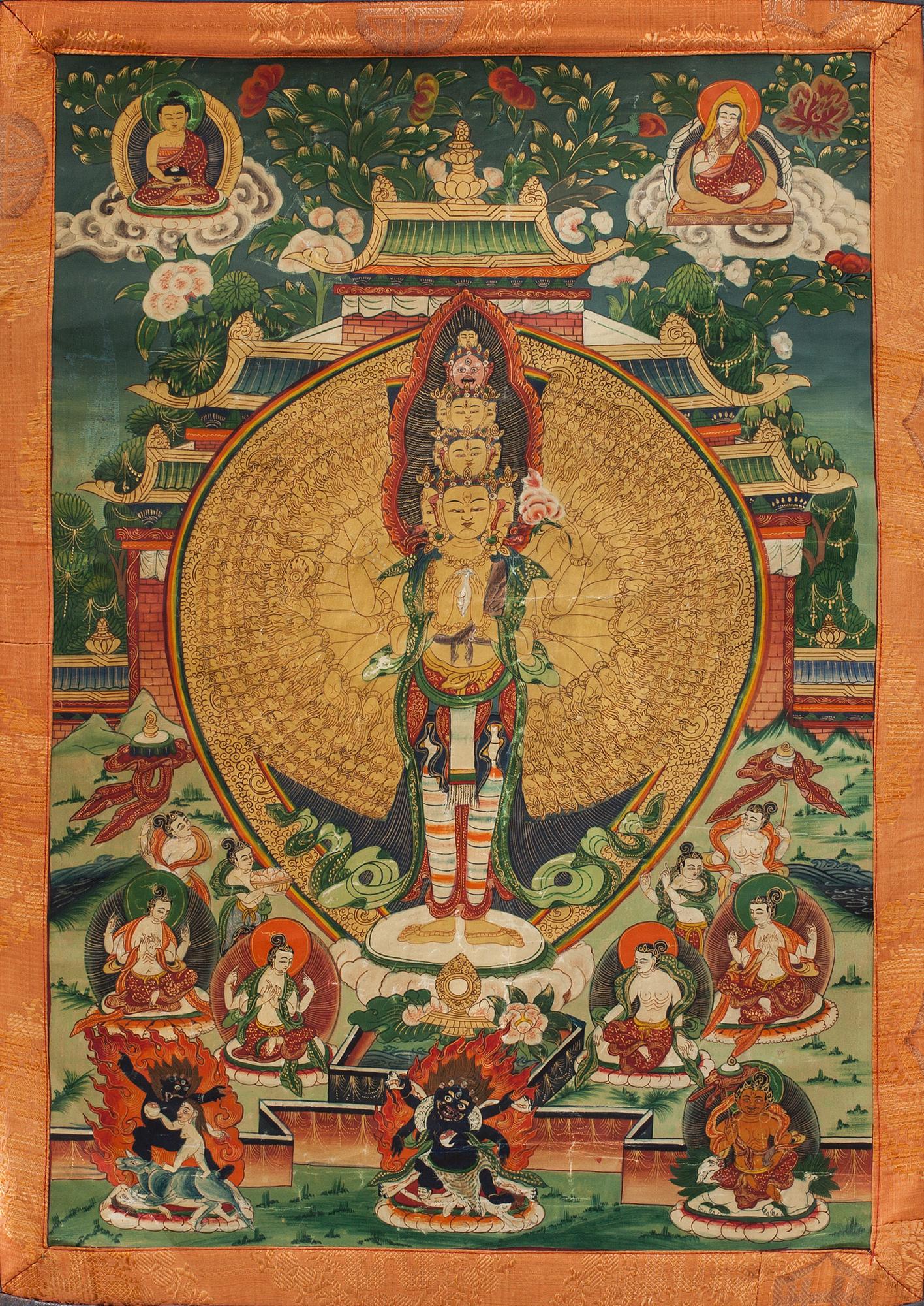 TANKA, Tibet, Avalokiteshvara.
