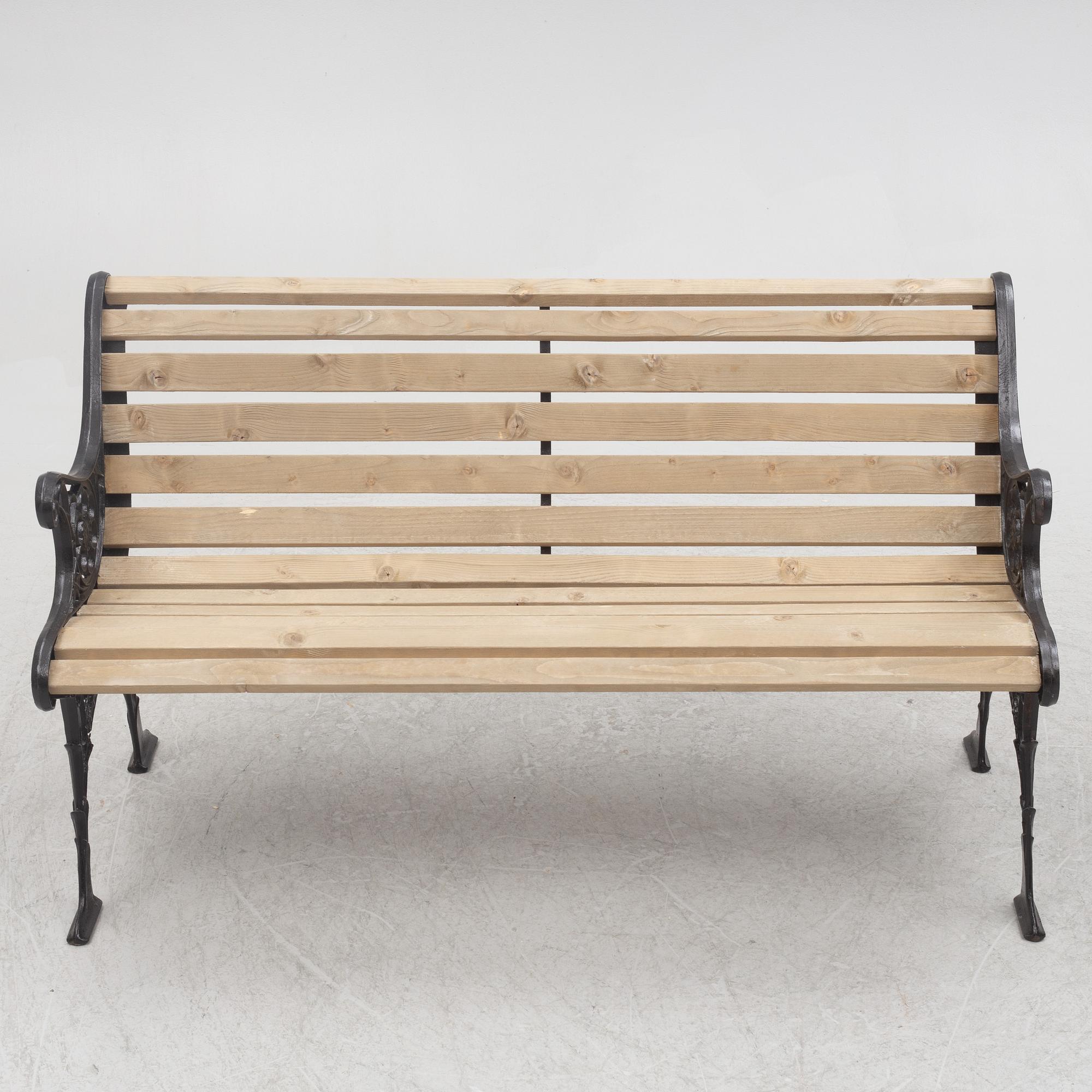 A garden sofa, 20th century.