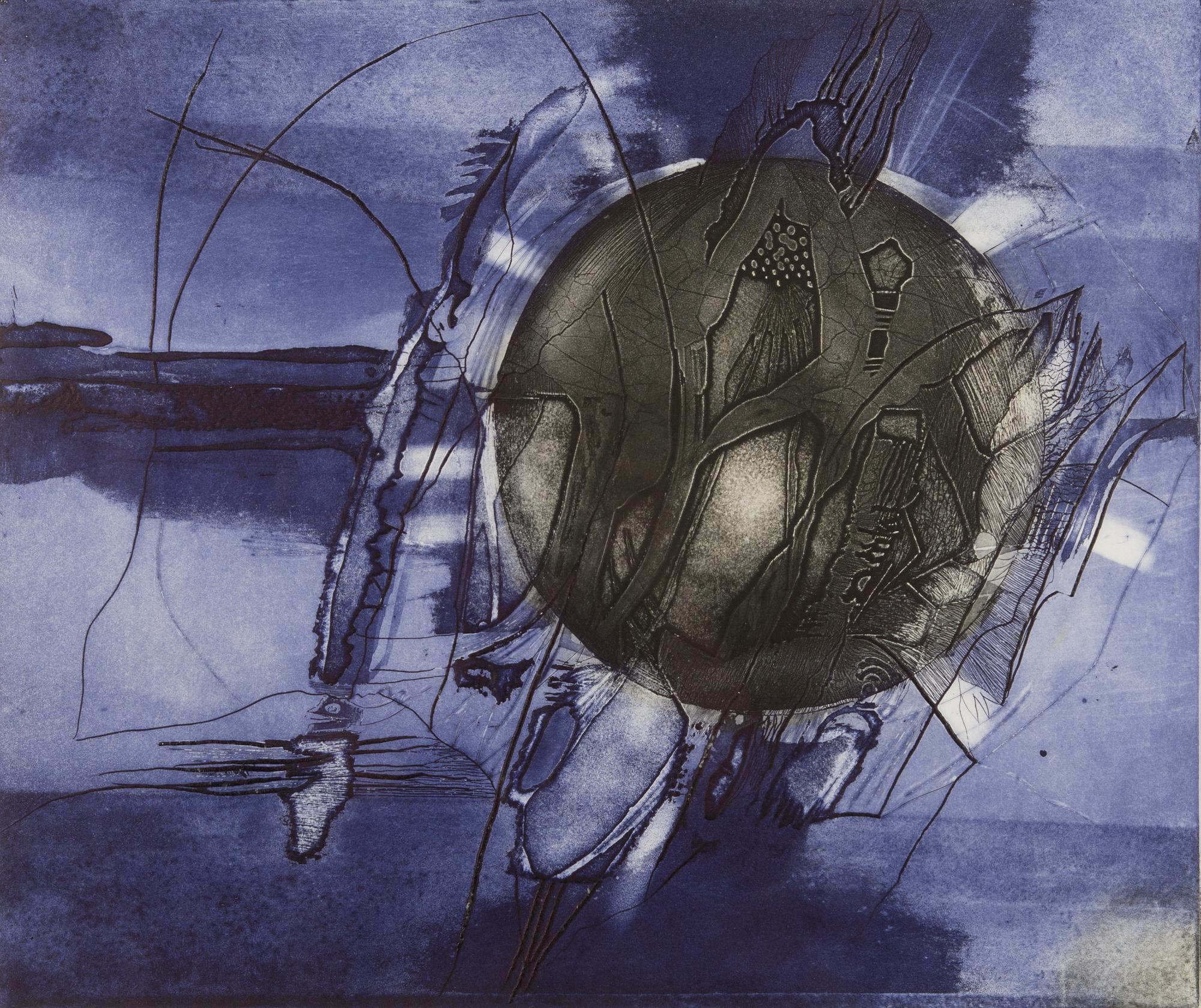 ARNOLD ROTTEM, colour etching, signed and dated 2/30.