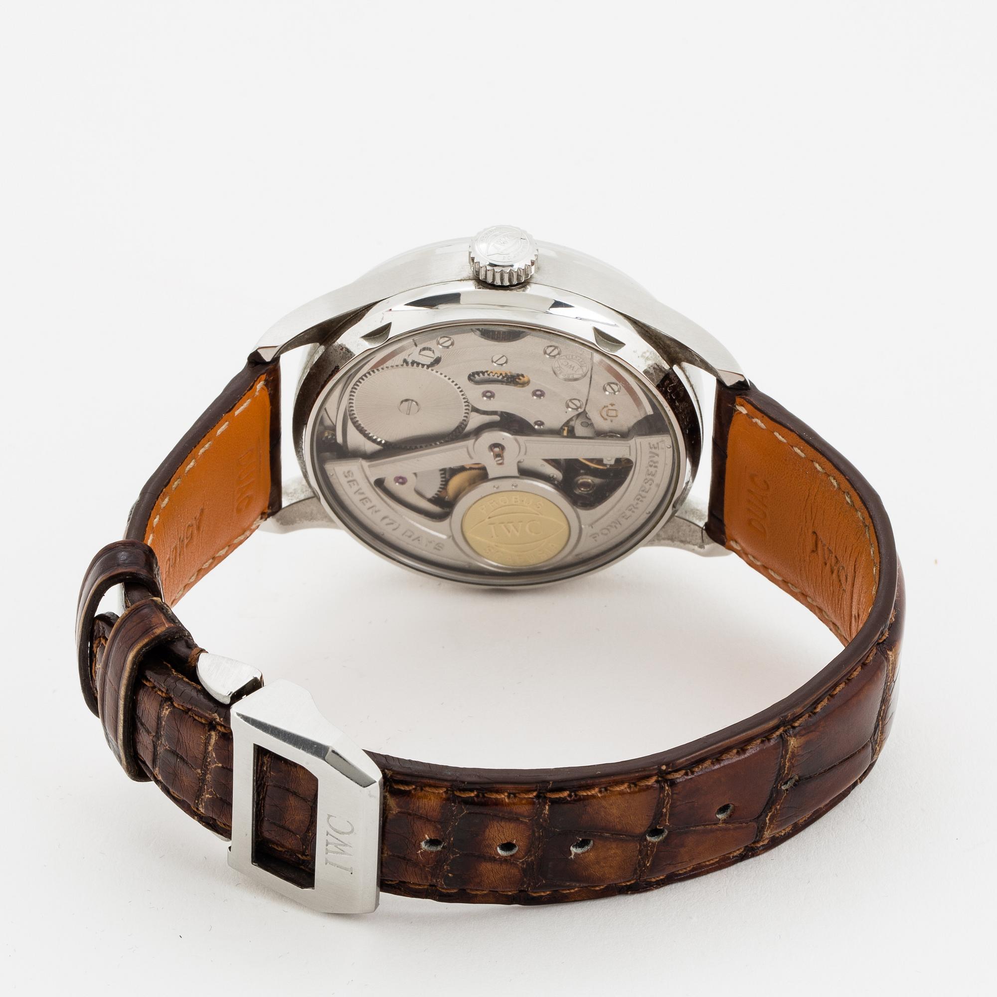 IWC, Schaffhausen, Portuguese, wristwatch, 42 mm.