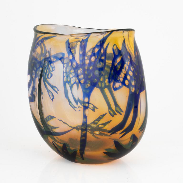 Ulrica Hydman-Vallien, vase, unique, Boda, Åfors, Sweden.