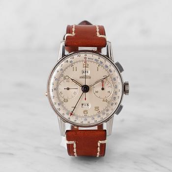 85. ANGELUS, "Chronodato", kronograf, armbandsur, 38 mm,
