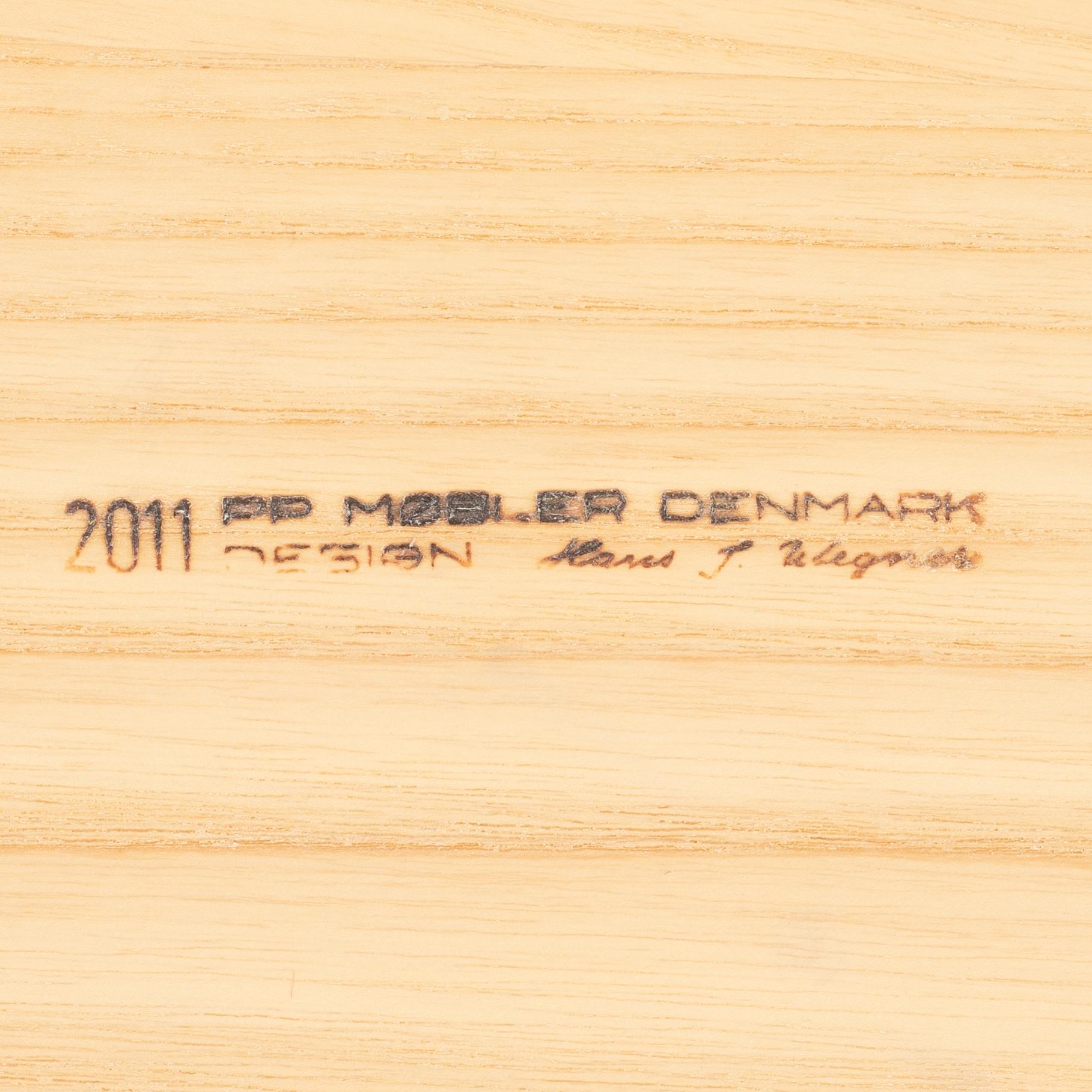 Hans J. Wegner, a model "JH 586/Fruit bowl"" table, PP Møbler, Denmark, 2011. Provenance Sven Lundh.