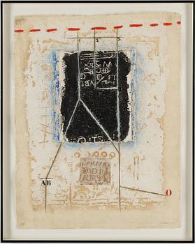 JAMES COIGNARD, carborundum etching, 1984, signed 4/75.