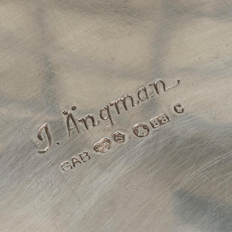 Jacob Ängman, teburk, silver, GAB, Stockholm, 1928.