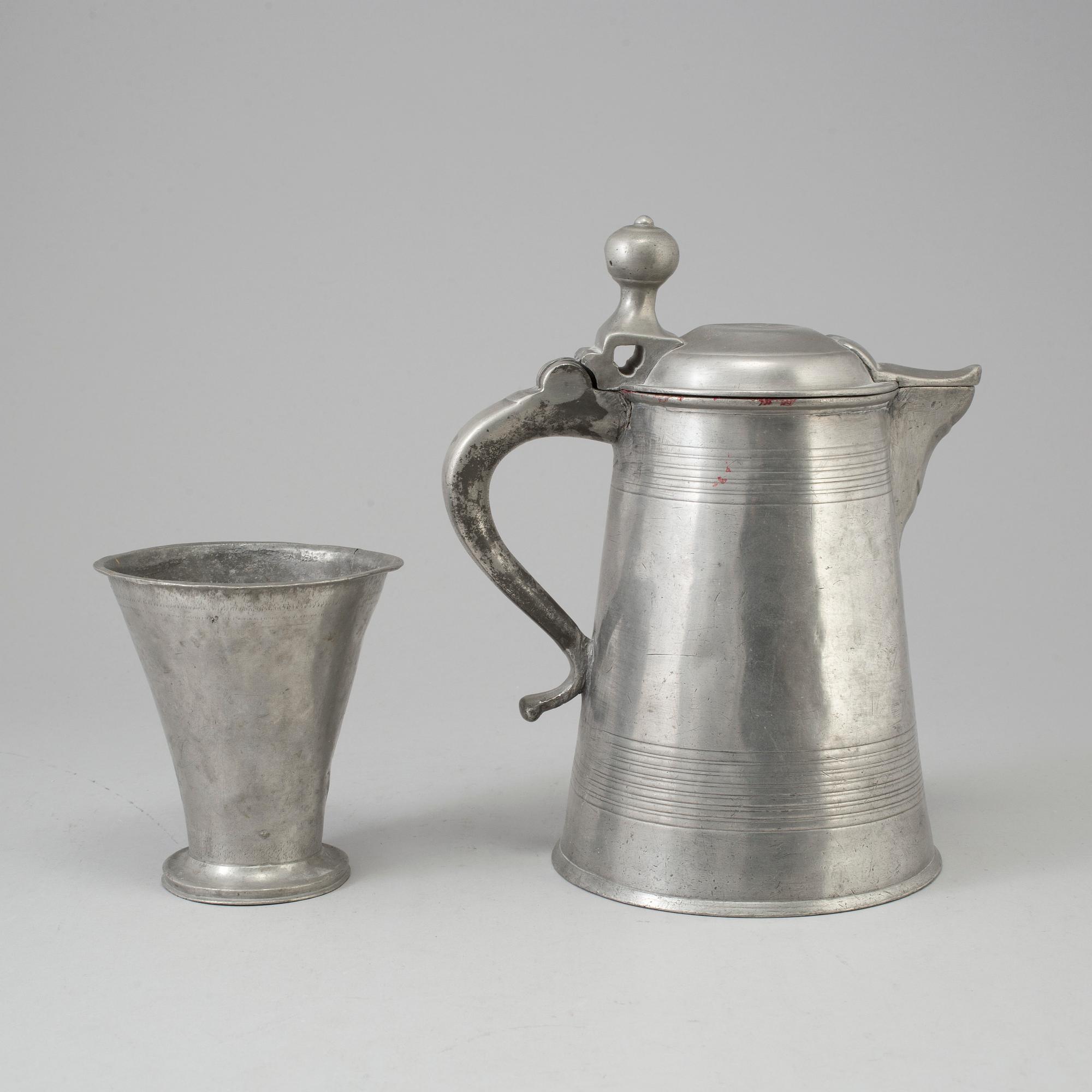 TENNFÖREMÅL, 13 st, 1800-tal.