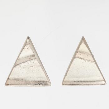 LAPPONIA, A sterling silver necklace, bracelet, brooch and earrings. 1984-87.