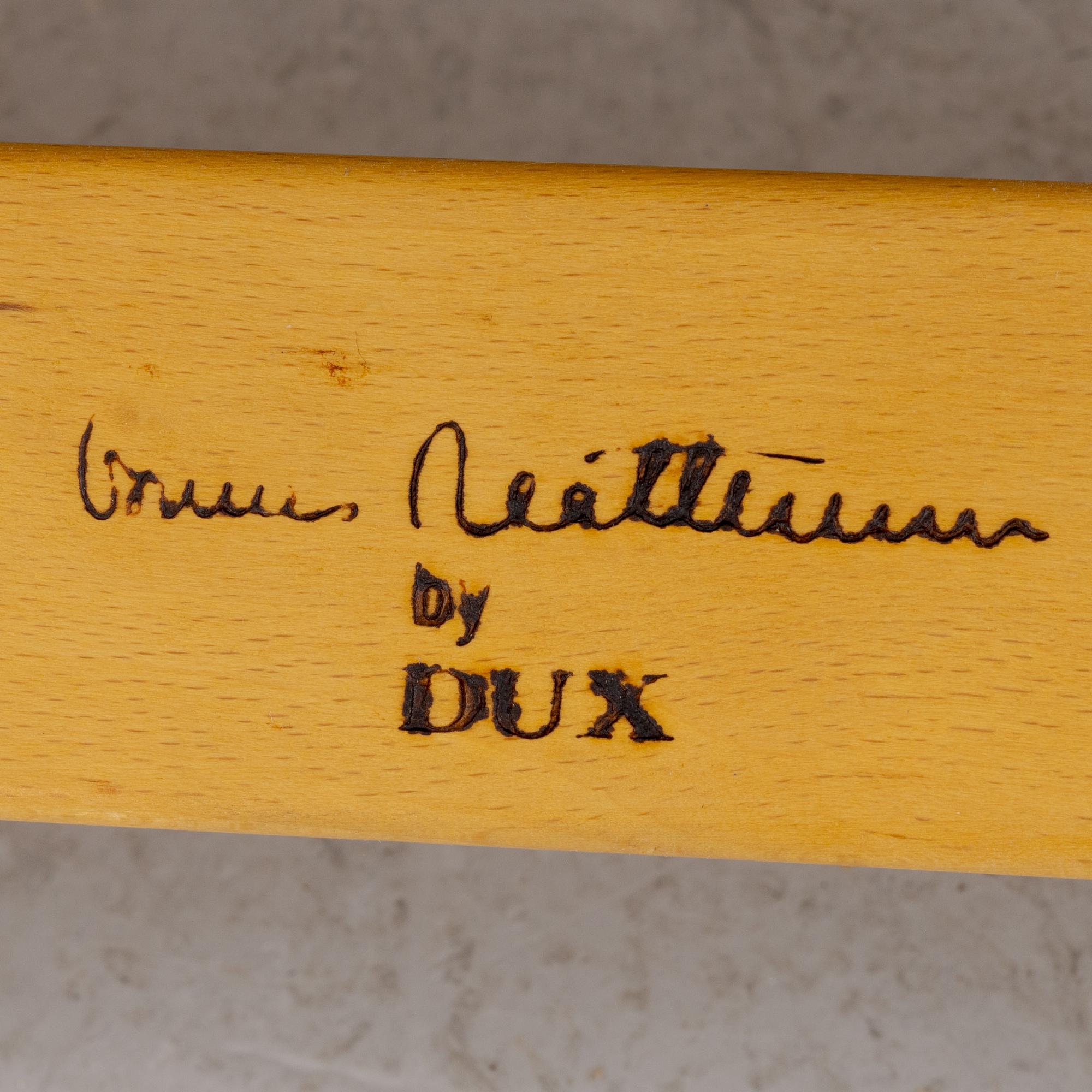 Bruno Mathsson, fåtölj med fotpall, "Pernilla", DUX.