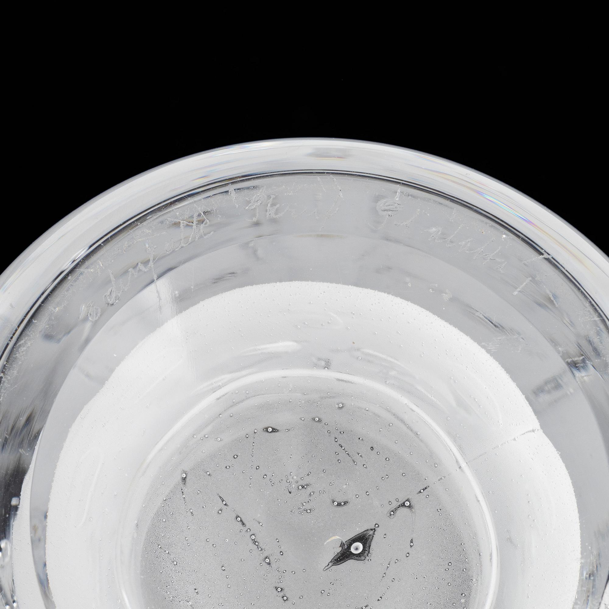 Bengt Edenfalk, a 'Thalatta' glass vase from Skruf glasbruk.