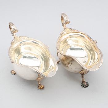 SÅSSNIPOR, 2 st, pläter, Walker & Hall, Sheffield, 1900-talets första hälft.