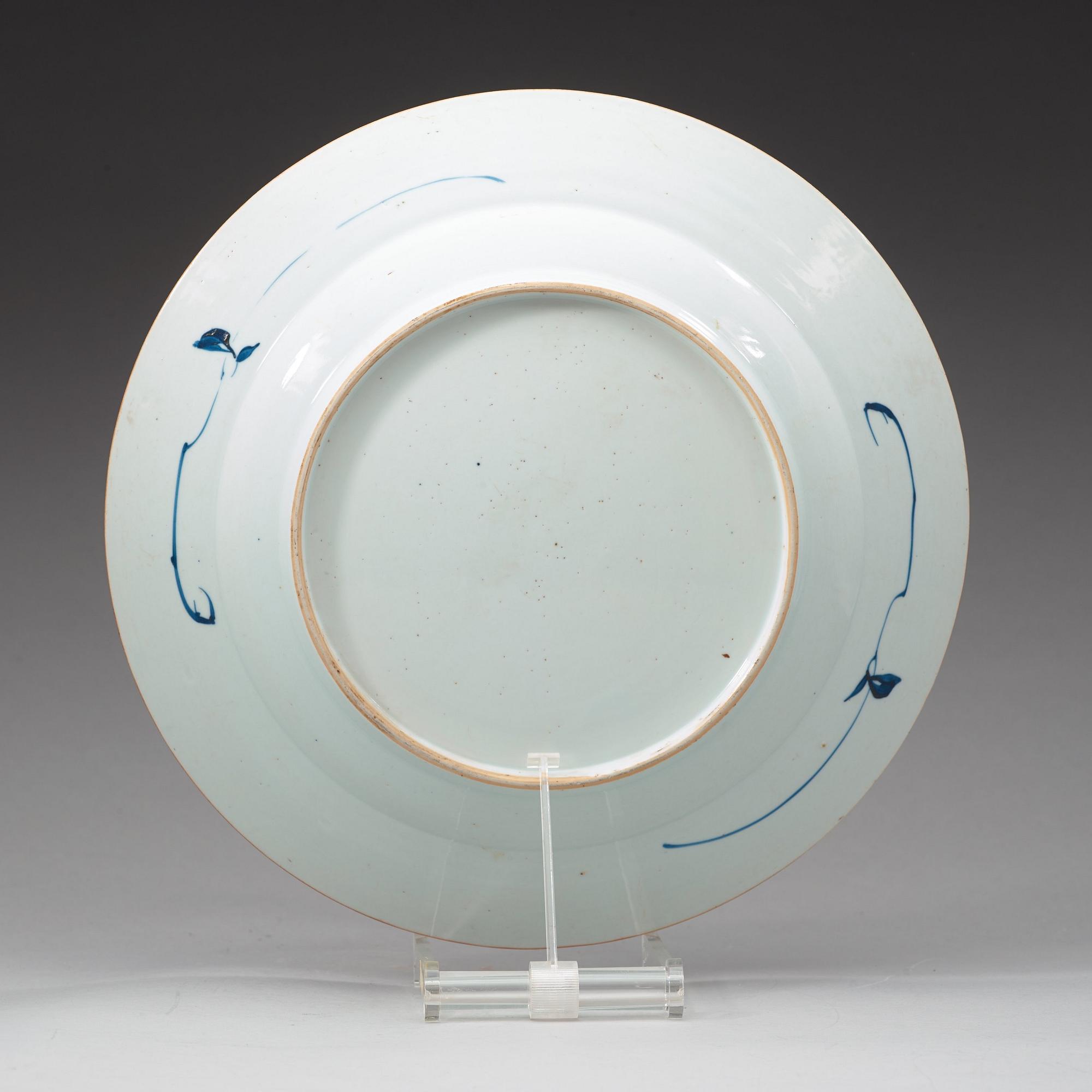FAT, kompaniporslin. Qingdynastin, Yongzheng (1723-35).
