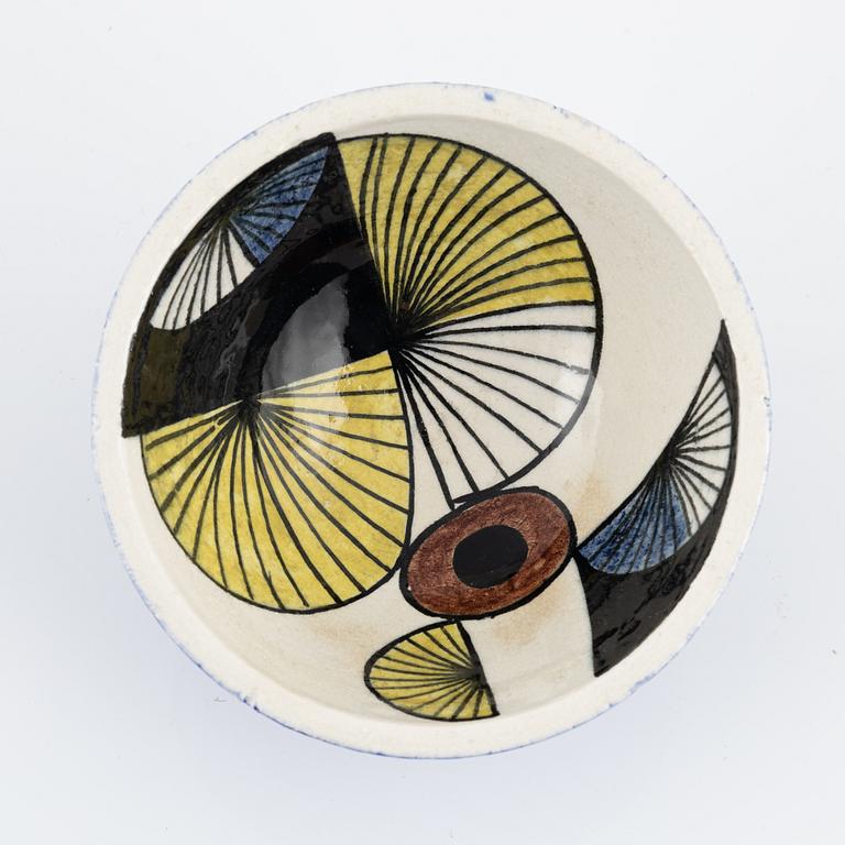 Vilhelm Bjerke-Petersen, a stoneware bowl, Rörstrand, Sweden, 1952.