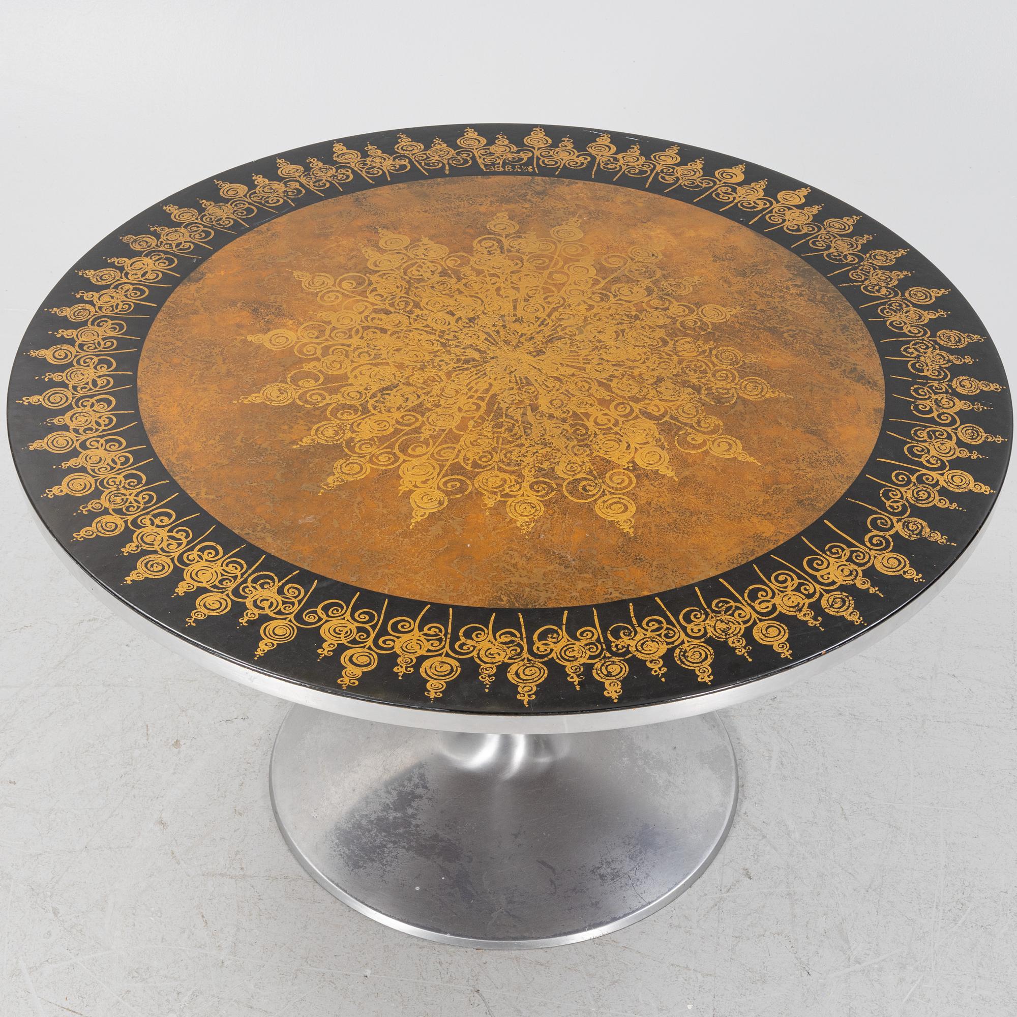 Björn Wiinblad, Poul Cadovius & Susanne Fjeldsøe Mygge, dining table, France, Denmark.