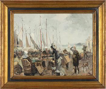 William Féron, Fiskehamn, Saint -Jouin, Normandie.