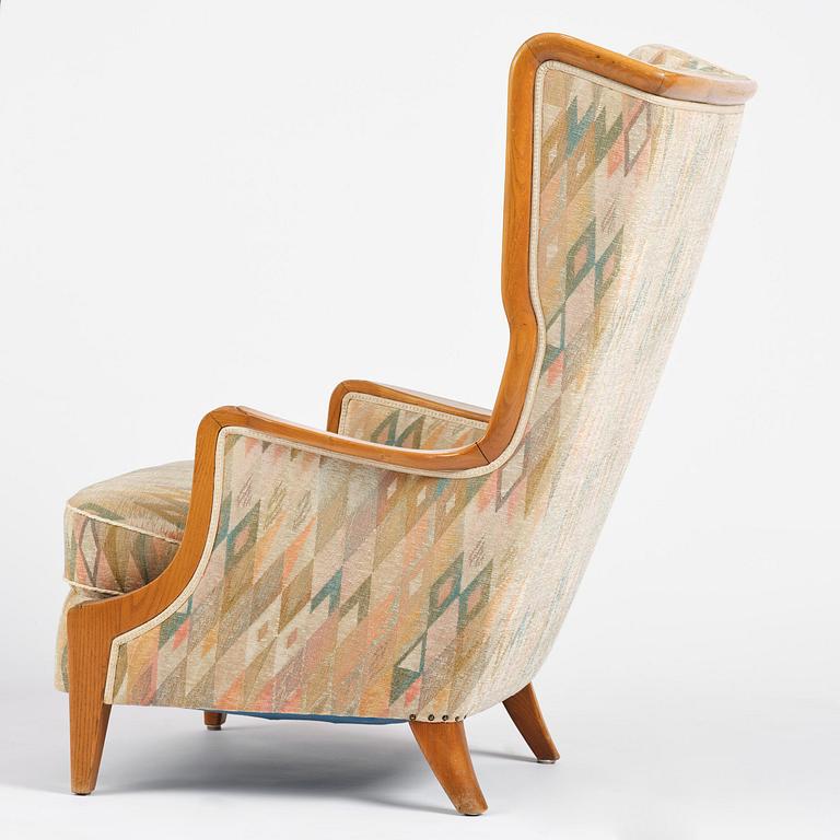 Elias Svedberg, a rare "Eftermiddag" (Afternoon) armchair, Nordiska Kompaniet, Sweden, ca. 1937.