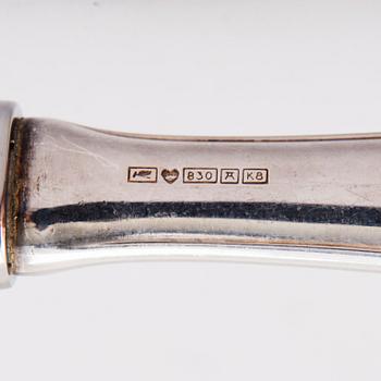 BESTICKUPPSÄTTNING, 36 delar, silver, Aura Kultaseppä 1980-tal.