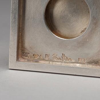 Wiwen Nilsson, a pair of candlesticks, Lund 1943, sterling.