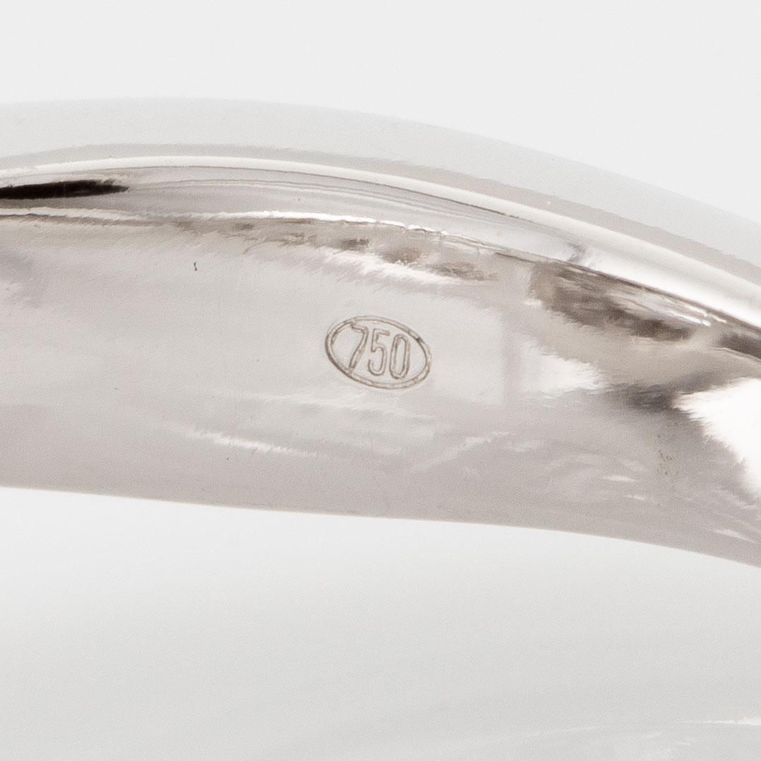 Ring, 18K vitguld med briljantslipad diamant 1.96 ct. Medföljande IGI report.