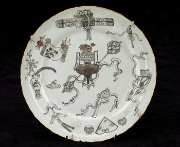 SKÅLFAT, porslin, Kina 1800-tal.