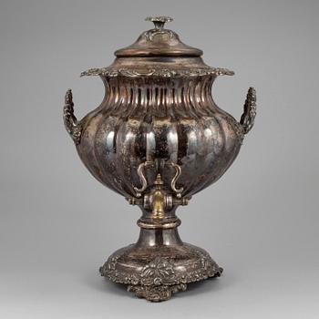 A silver plate Neo-Rococo samovar, circa 1900.