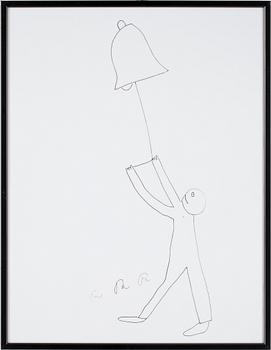 Roger Risberg · ROGER RISBERG, tuschteckning, sign.