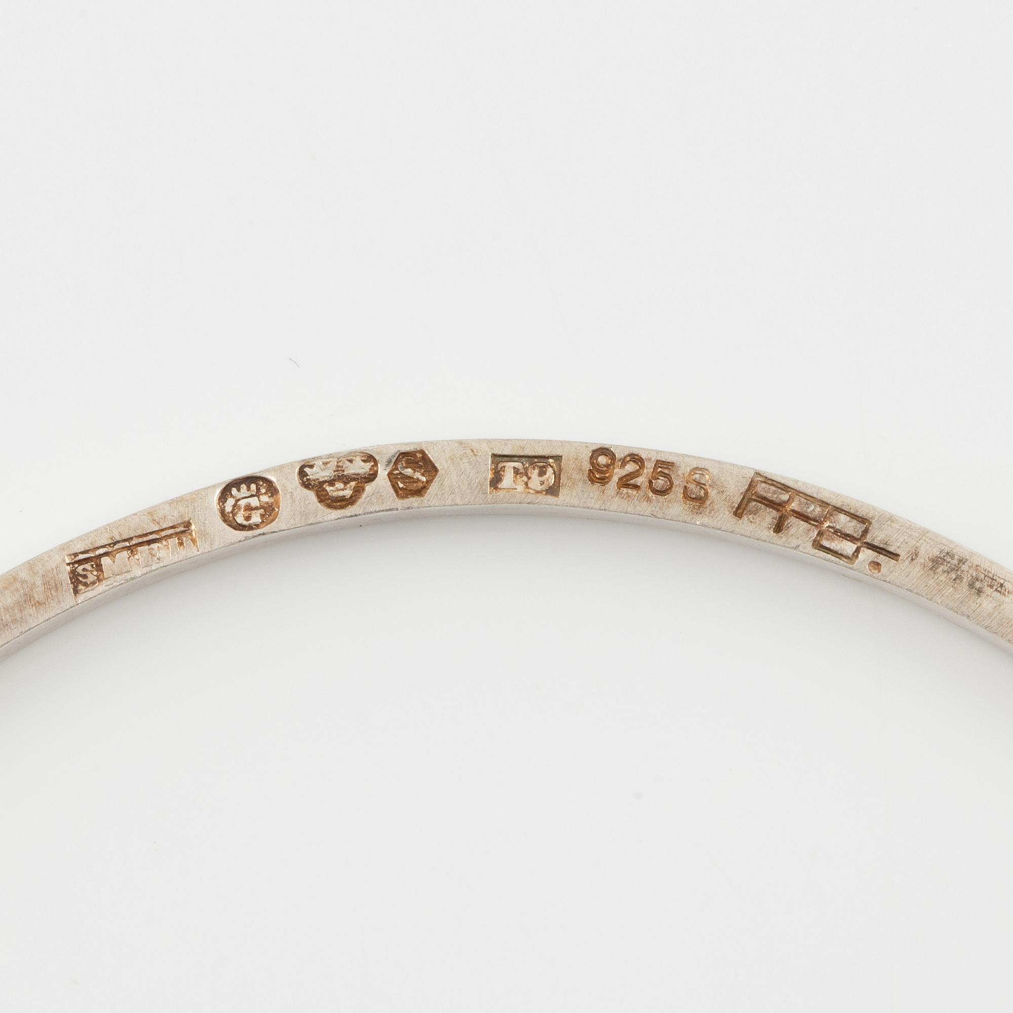 Lars Arby, three bracelets, Gothenburg including 1968 and 1969.