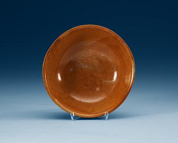 1628. A yellow glazed bowl, Liao dynasty (907-1125).