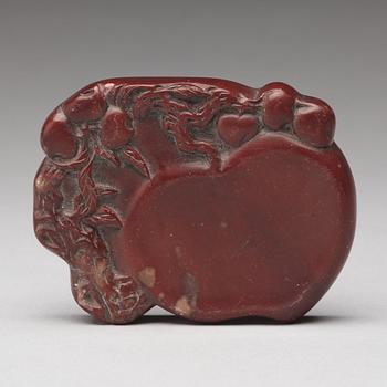 A Chinese ink stone, early 20th Century.