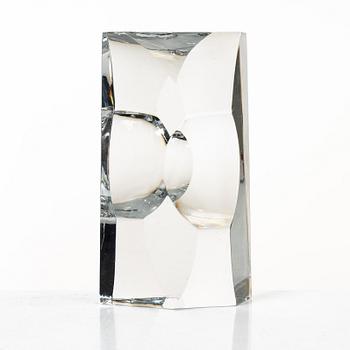 Sven Palmqvist, a glass scukpture, signed, Orrefors, Sweden, 1972.