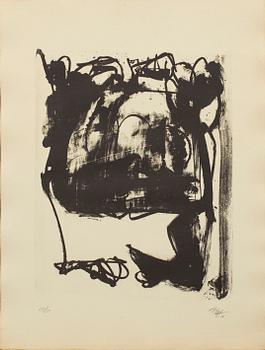ANTONIO SAURA, lithographe, signed and numbered 44/50, dated 59.