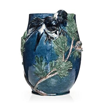 47. Alf Wallander, an Art Nouveau glazed ceramic vase, Rörstrand, Sweden 1895-96.