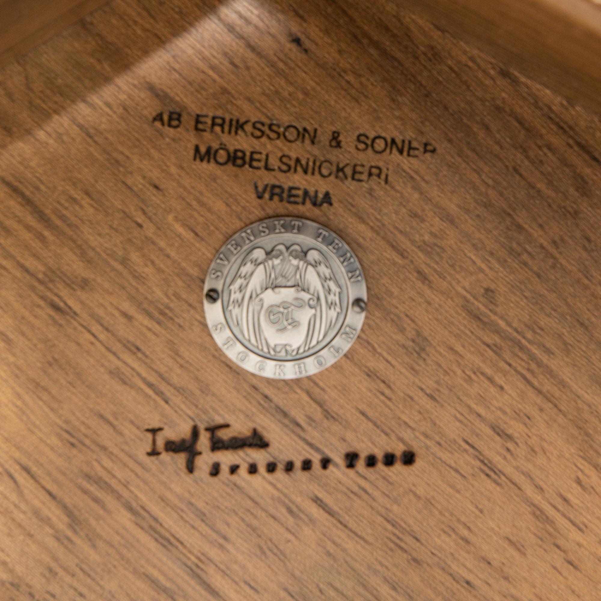 Josef Frank, coffee table, model 2139, Svenskt Tenn, after 1985.