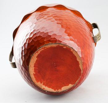 CHAMPAGNEKYLARE, trä och mässing, art déco, 1900-talets första hälft.