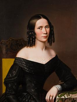 JOHAN ERIK LINDH, attributed to, PORTRAIT OF A LADY.