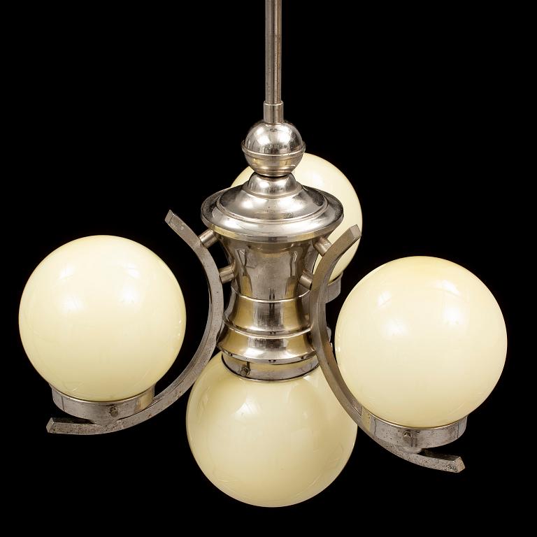 An art deco ceiling light, 1930's.