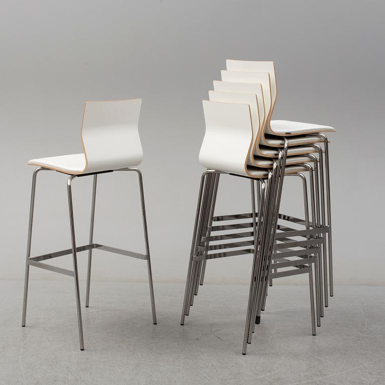 Six 'Adam' chairs by Yrjö Wiherheimo & Simo Heikkilä, Materia, 2016.